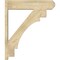 Ekena Millwork Merced Craftsman Rough Sawn Outlooker, Douglas Fir, 8"W x 34"D x 40"H OUT08X34X40MRC04RDF - alternate 2
